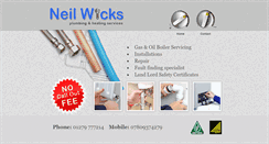 Desktop Screenshot of neilwicks.co.uk